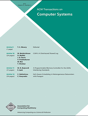 ACM Transactions on Computer Systems
