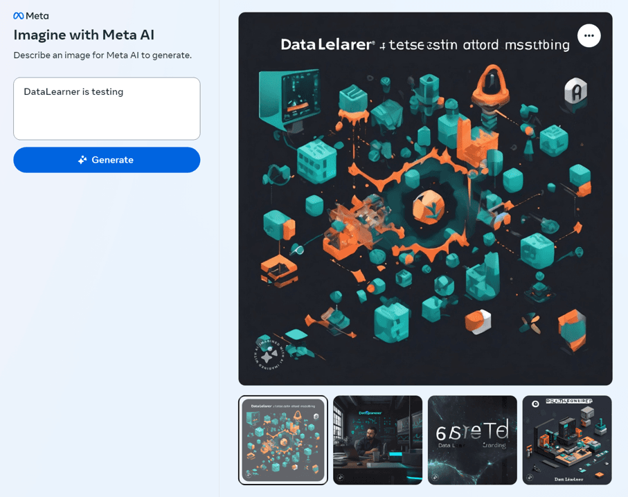 Meta上线了一个基于Emu文本生成图像大模型的图像生成系统Imagine:图像细节丰富、色彩鲜明、想象力很棒,而且免费使用!