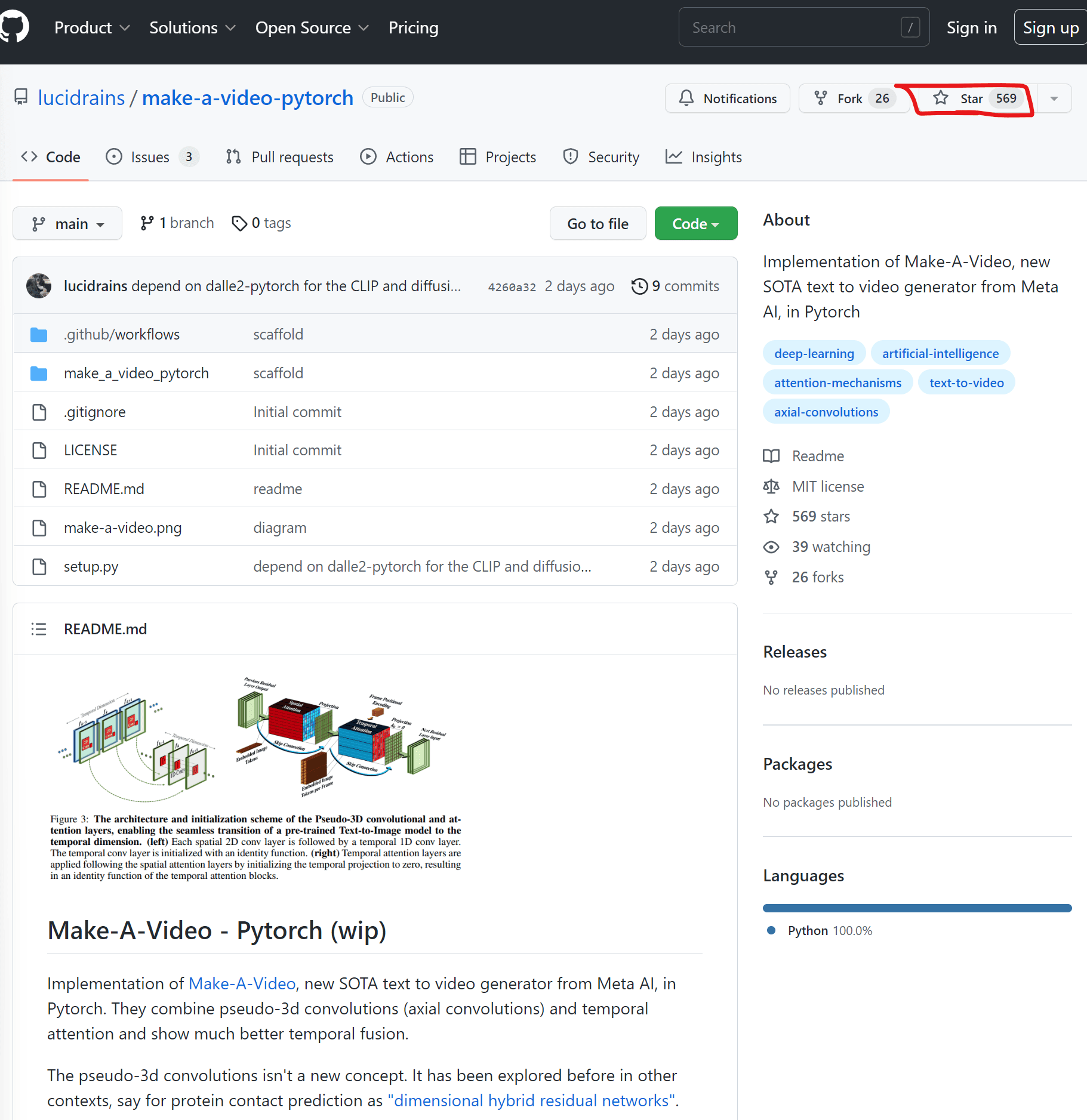 卷到家了!发布2天后MetaAI的Text-to-Video模型MAKE-A-VIDEO的开源PyTorch实现就要来了!