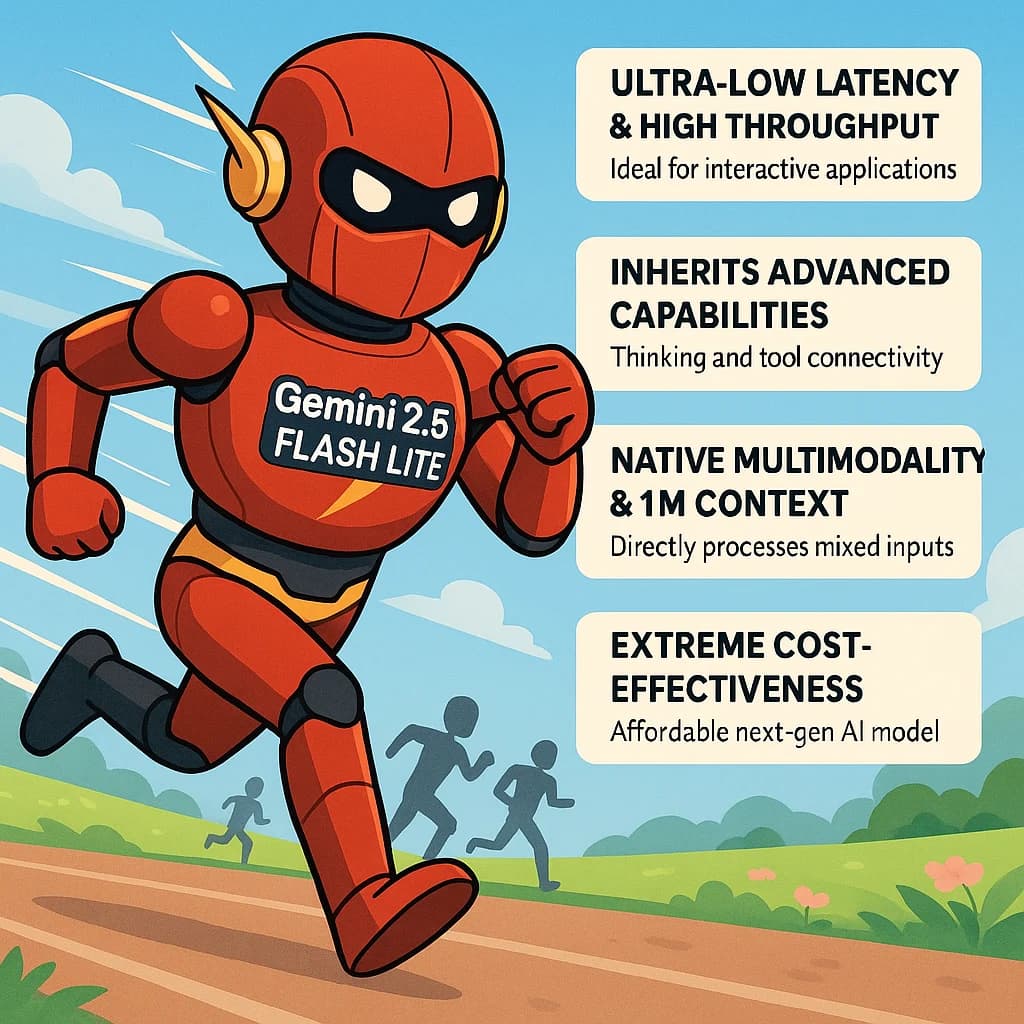 Google发布全新Gemini 2.5 Flash Lite:极致速度与性价比的轻量级新选择,实测生成速度最高可超过400 tokens/每秒,能力喜人!堪称甜品级大模型!