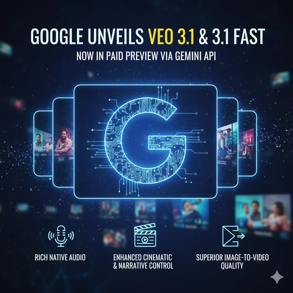 谷歌发布视频大模型Veo 3.1:电影级别的视频生成,声音合成和同步能力大幅提升,但相比较Sora2依然有明显差距!