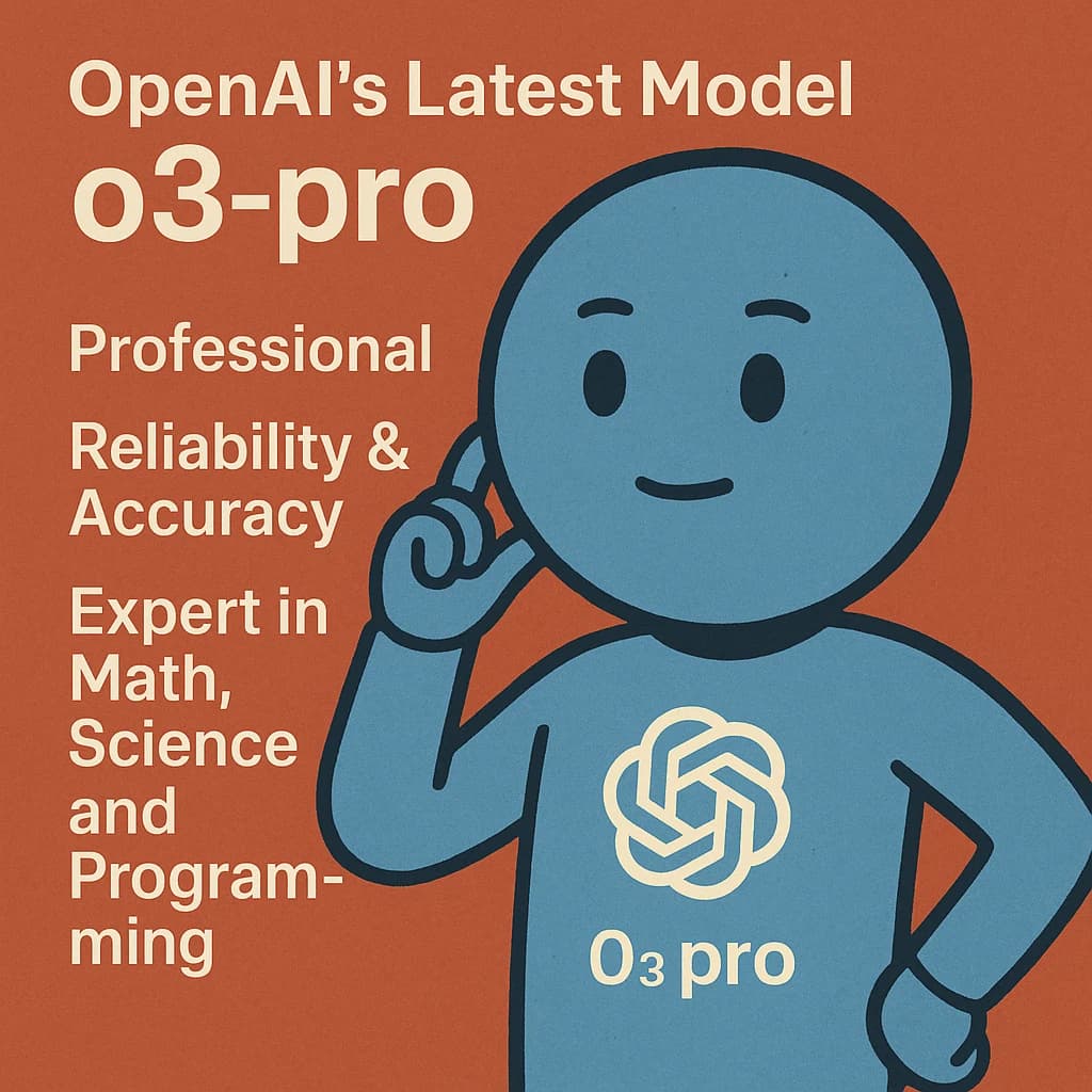 OpenAI发布最强大模型OpenAI o3-pro:业界评价该模型解决复杂问题效果很好,但是回复一句“Hi”也需要三分钟