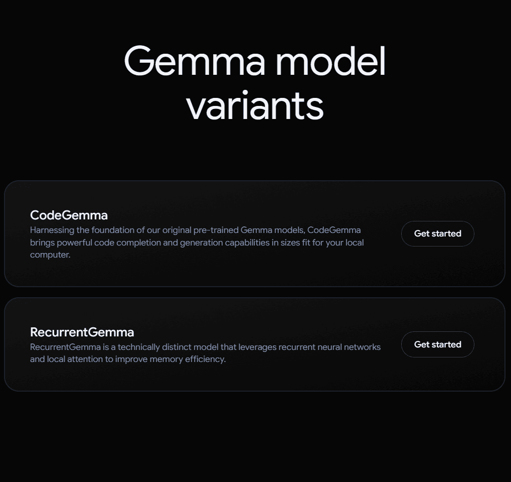 Google开源CodeGemma编程大模型和RNN架构大模型RecurrentGemma,同等参数规模最强编程大模型以及更快的大模型
